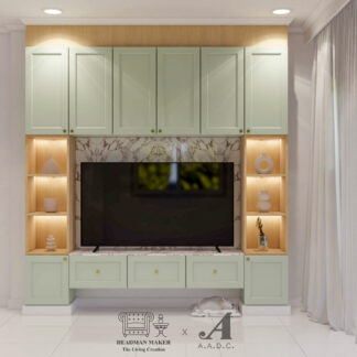 TC02-VT - 002 : ชุด TV สำเร็จรูป   ขนาด 240 ซม. สีซีซอลท์