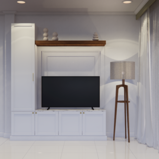 TC01-01 - ชุด TV CONSOLE ขนาด 180 ซม. สีออฟไวท์ หรือ จีบคู่สีได้มากกว่า 30 เฉด